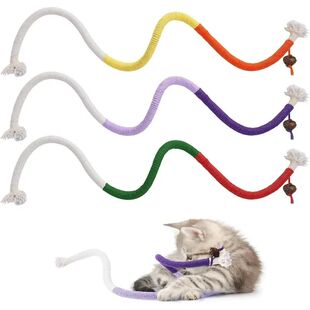 Natural Interac Cat Refillable Rope Toy Bite Toys Catnip