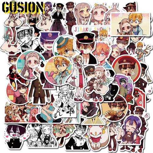 50pcs Cute Toilet-Bound Hanako-kun Anime Stickers Laptop