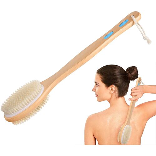 Body Brush Back Scrubber, Long Handle Bath Shower Brush with