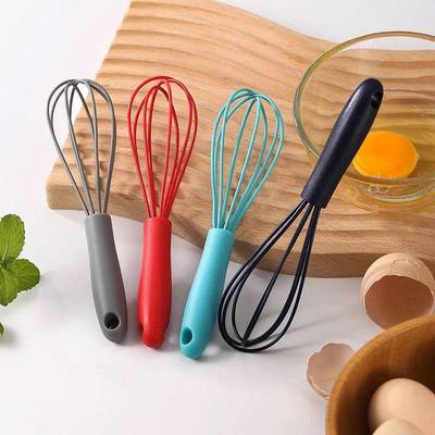 Ini Manual Egg Beater 6 Inch Mini Silicone Mixer Cream Whisk