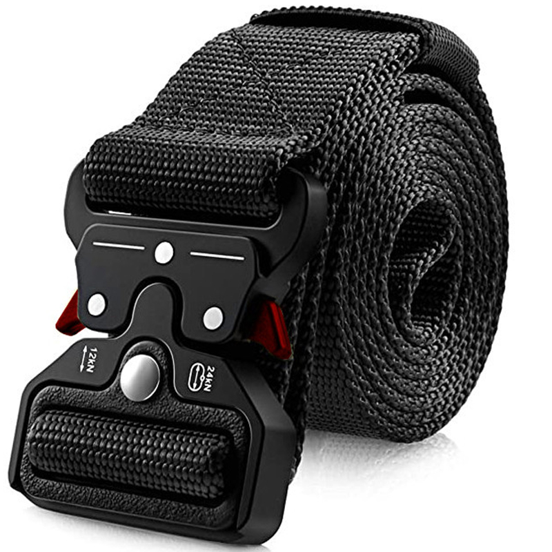 Genuine tactical belt quick release outdoor military belt so