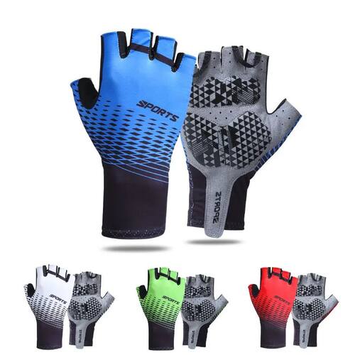 Cycling Gloves Half Full Fingers Bicycle Fingerless Summer M