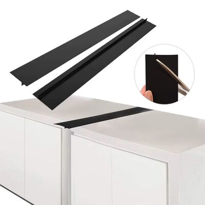 Silicone strip for the gap cover of the stove counter, heat-