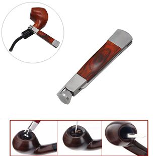 3in1 Knift Red Wood Stainless Steel Pipe Cleaning Reamer Tam