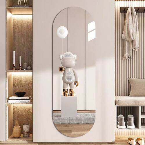 Mirror wall stick self adhesive full body mirror home