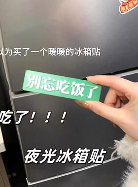 夜光磁吸冰箱贴温馨搞笑礼物