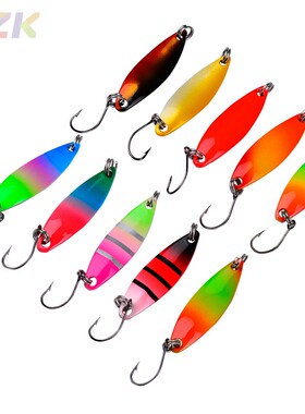 马口亮片远投金属路亚饵 微物彩色瓜子亮片 白条翘嘴鲈鱼勺型假m3