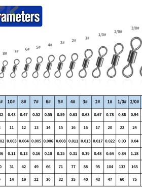 八字环连接器 高速美式转环 强力8字转环 路亚垂钓用品配件m8