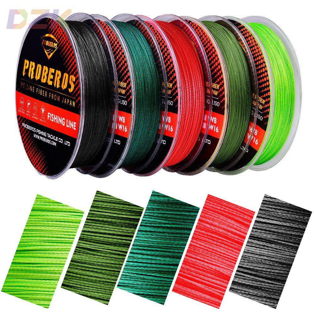 4编100米鱼线大力马渔线PE线0.4-10#4股色纱花线编织线烫金精包m3