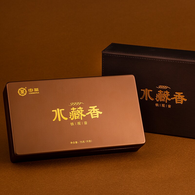 中茶海堤茶叶浓香铁观音水藏香系列CK9999 75g/盒