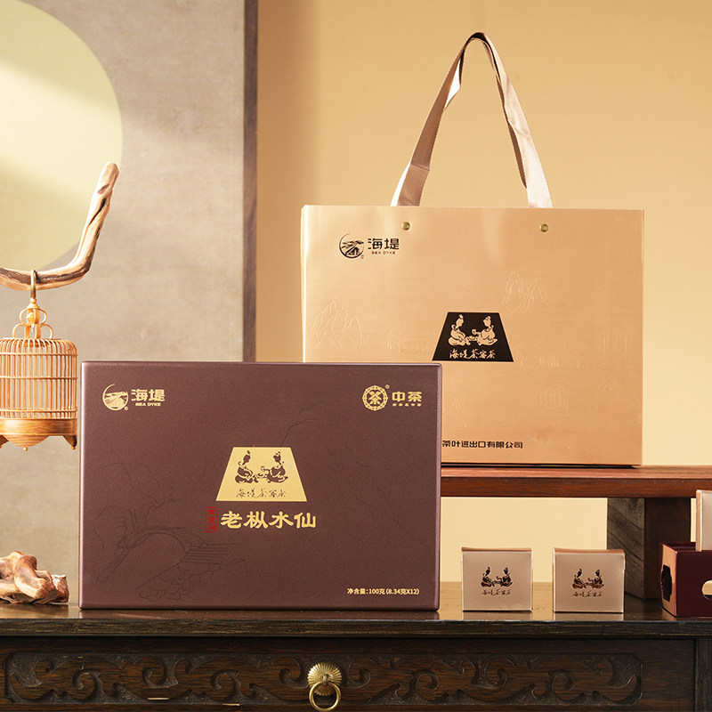 海堤茶叶章堂涧老枞水仙乌龙茶礼盒100g/盒