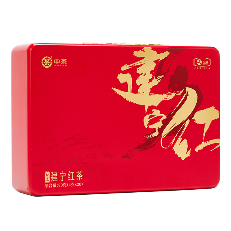 中茶海堤特选建宁红红茶礼盒送礼XBT339 80g/盒