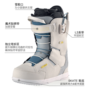 雪族雪具 2425deeluxe滑雪鞋女款TeamIDLara新手进阶卡扣抽绳现货