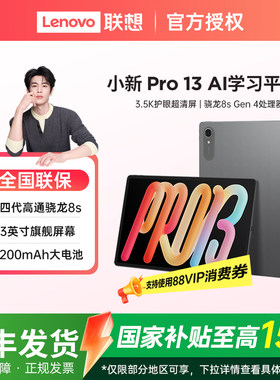 【享政府补贴】Lenovo/联想 小新平板pro 13 学生平板电脑联想游戏 电竞 AI平板大学生平板 TB376FC