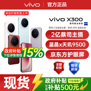 vivo 现货速发 X300 新品 x300 天玑旗舰芯片大电池大容量智能vivo旗舰拍照手机vivo 国家补贴至高立省500