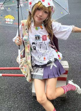 KAICHUJIN原创mob路人灵能百分百短袖纯棉不起球