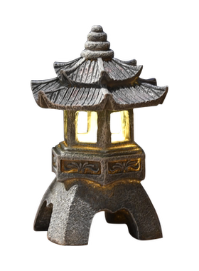 树脂石塔宫灯复古禅意室内阳台