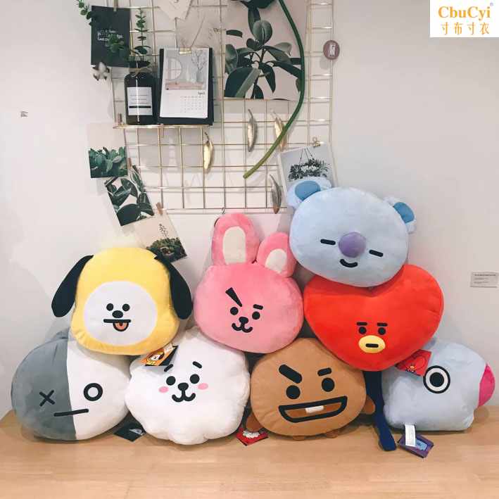 BTS防弹少年团BT21抱枕毛绒靠垫公仔汽车靠枕玩偶娃娃抱枕|msdalam kategori rumah Fabrik, bantal/bantal - dari Buy2taobao.com untuk memberikan perkhidmatan ejen Taobao profesional membeli