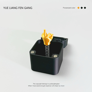 恶搞中指亚马逊爆款盒整人玩具Middle Finger in a Box 整蛊道具