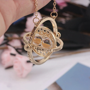 2025新款 赫敏时光时间转换器沙漏项链女款 哈利波特学院长袍周边