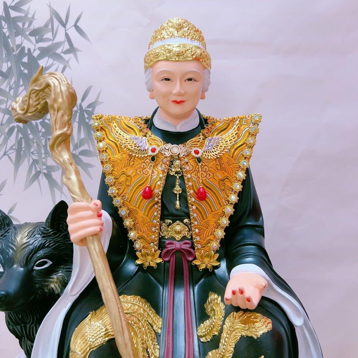 新款纯手工打造制作佛像神像披风披肩风冠霞披云肩多色12寸到19寸