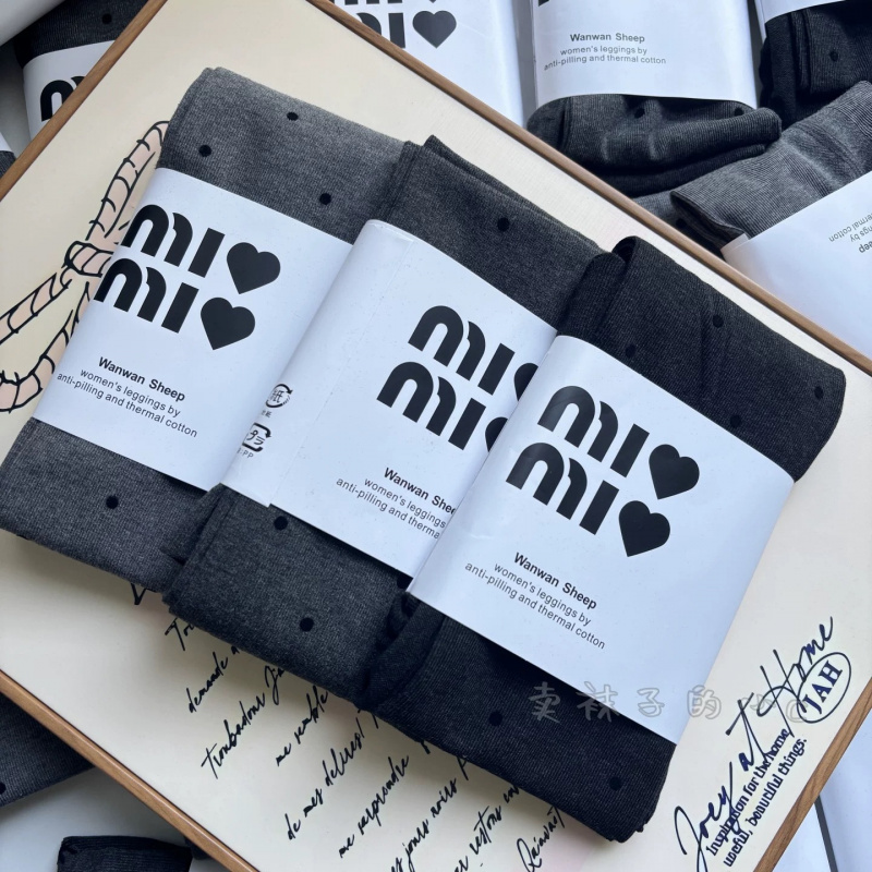 2025新款复古波点加绒打底裤