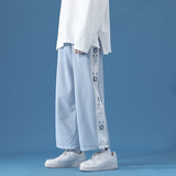 XZ1015-2-A31-P40冰丝薄款休闲裤宽松透气九分裤男-控55，商品下架区，星座1015-2