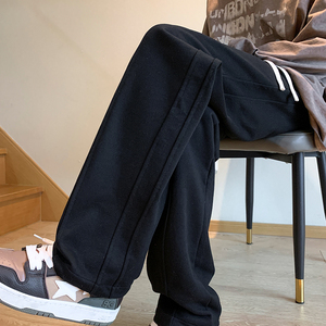 XZ1015-2货号BK012-P55春季百搭街头显瘦直筒简约休闲长裤男控78，男装休闲裤，星座1015-2