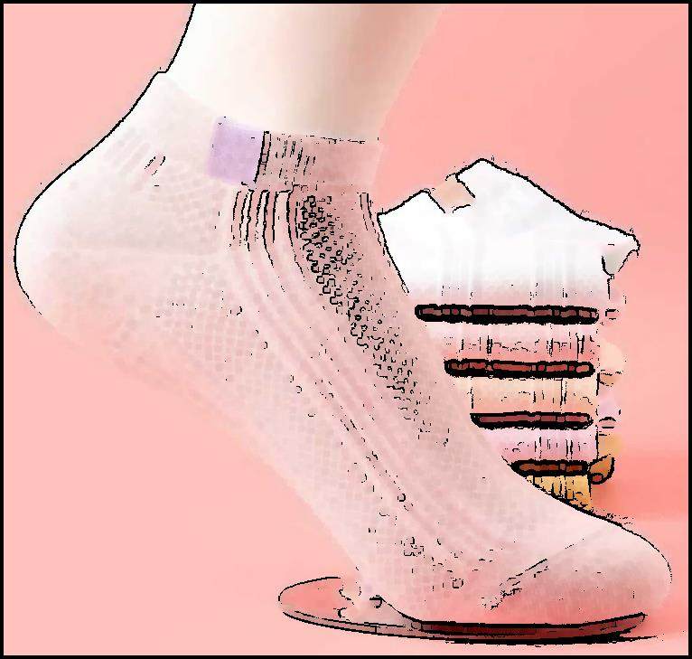 网红袜子女潮韩式百搭女士休闲潮流运动女短袜纯棉袜子女潮网红款