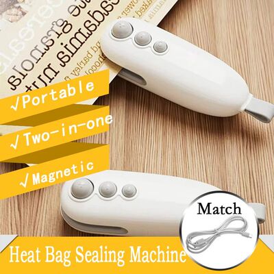 Mini Sealing Machine Plastic Rechargable Heat Sealer Home 2