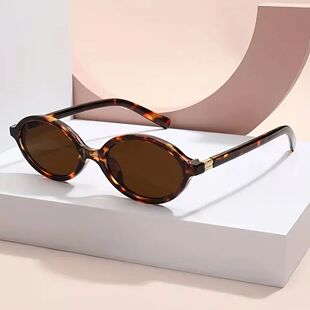 Y2K Glasses Fashionable Vinta Frame Women Oval Style Small