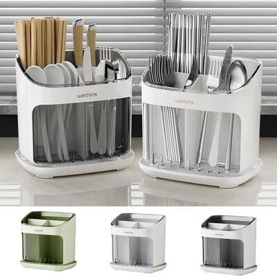 Chopstick Cage Multifunctional Detachable Drainage Tray Larg