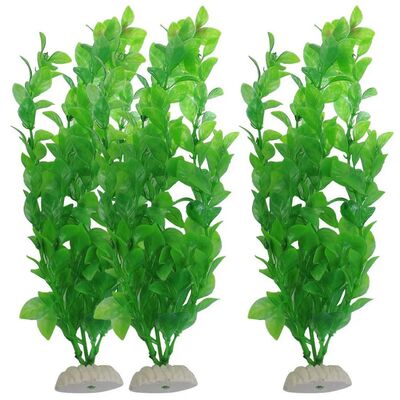 3pcs Artificial Grass Aquarium Ornament Plants Water Plant P