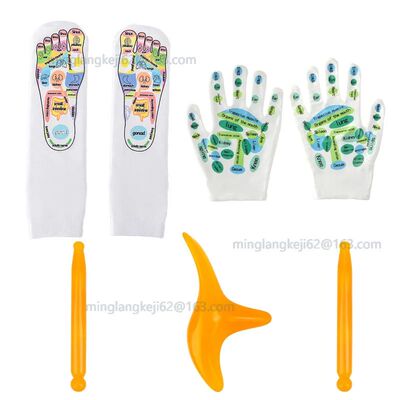 Massage Relieve Tired Feet Socks Acupressure Foot Massager R