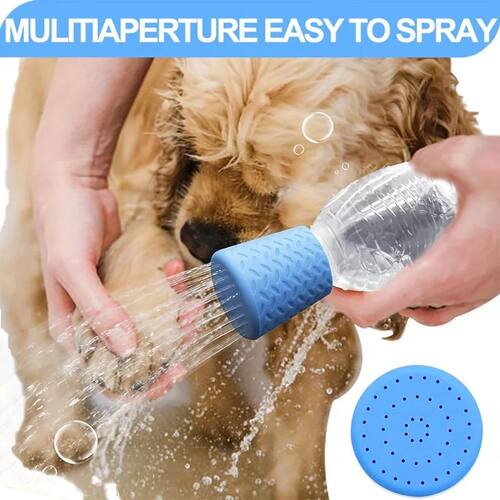 Innovative Silicone Pet Shower Head, Portable Pet Bathing Mu