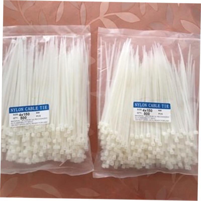 100PCS black 5X200 Self-locking plastic nylon tie cable tie