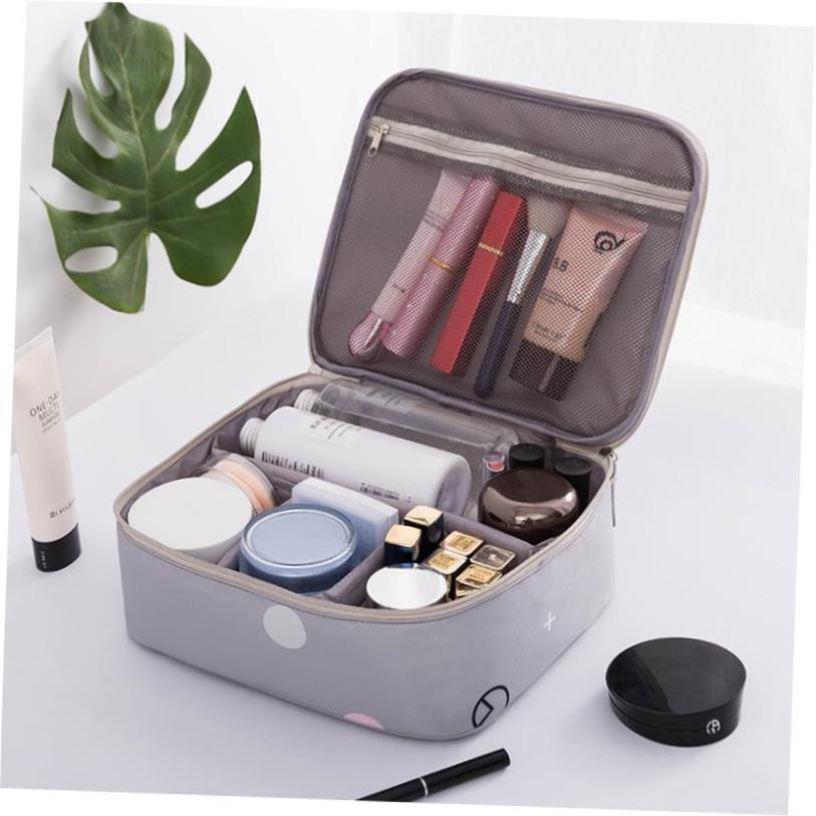 Women Professional Suitcase Makeup Box Make Up Cosmetic Bag