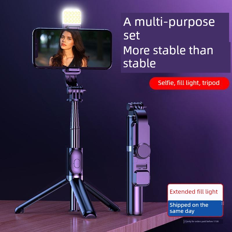 Wireless Bluetooth Selfie Stick Tripod for iPhone Androd IOS