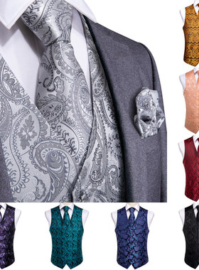 t Suit Business Wedding Party Occasion Hanky Cufflinks Vests