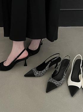 Summer Single Shoes with High Heels Heels Womens Sandals