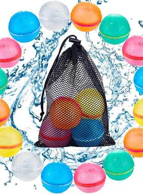 6 /12 /24 PCS Splash Balls Reusable Water Balloons Bombs