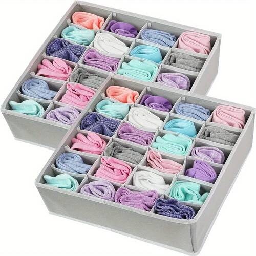 Collapsible Sock Drawer Organizer - Women Accessories for Cl