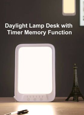 LED Daylight Lamp Cool & Warm Light Therapy Lamp Against Dep
