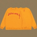 Orange Letter Crew Neck