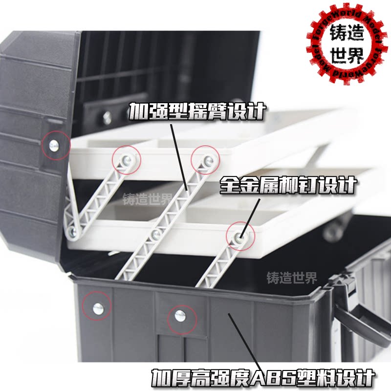 铸造世界 高达零件油漆模型工具收纳盒 收纳箱 三层模型工具箱|ruв категории плесень играть/Аниме/вокруг/cos/настольные игры, модели производства инструментов/аксессуаров расходных материалов - от Buy2taobao.com для оказания профессиональной услуги покупки агента Taobao