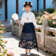 古风表演服 国风春秋薄款 女童马面裙2026新款 公主裙汉服男童新中式