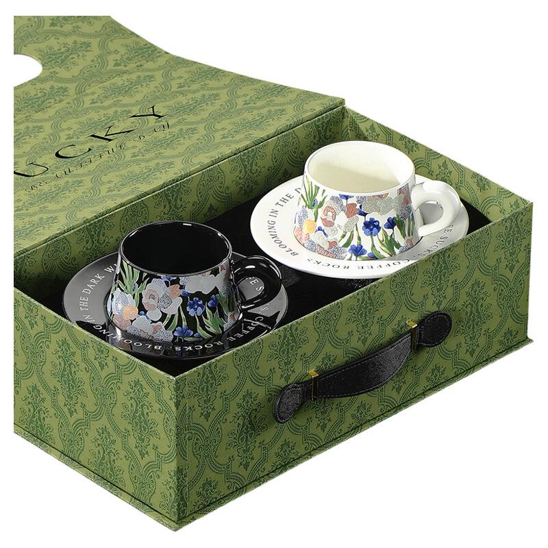 本来不该有咖啡杯子高档精致杯碟套装礼盒装闺蜜新婚礼物情侣对杯