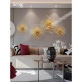 现代无障碍豪华创意客厅背景墙样板房餐厅装 饰挂件入口墙挂金属墙