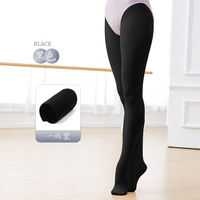 Latin dance socks, black dance pantyhose, children's special black silk socks, adult classical dance leggings, large socks thumbnail 8