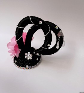 原创汉风丽影舞蹈演出古风百搭发饰发鬓飞天造型桃李杯古典舞头饰